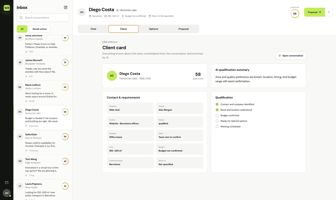 AI-built client profile